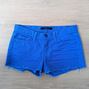 J Brand Cut Off Blue Shorts